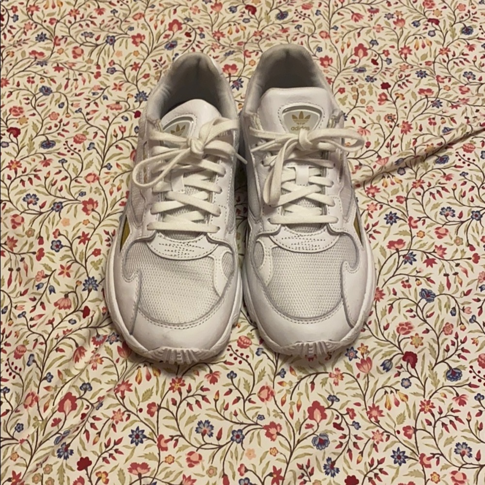 White Adidas Torsions
